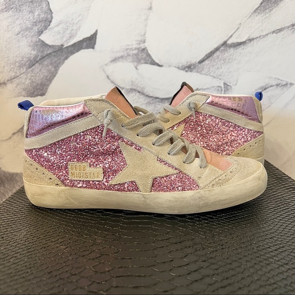 HTF GOLDEN GOOSE Midstar PINK/PURPLE 🦄 37 - Picture 7 of 12